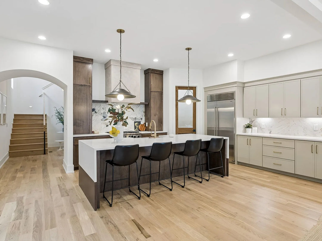 Four Black Counter Top Stools