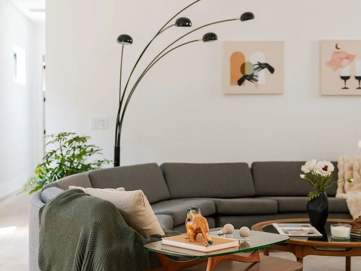 Vintage Milo Baughman Curved Sectional