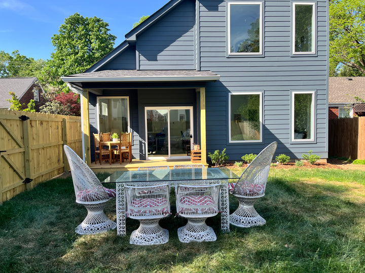 Mid-Century Modern Fiberglass Patio Set
