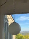 Mid-Century Modern Globe Swag Lamp