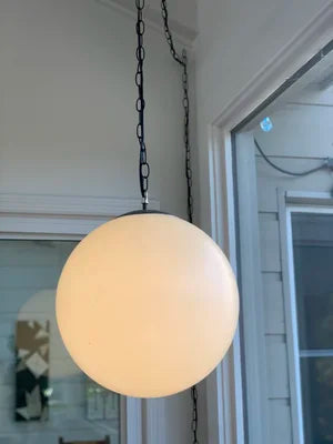 Mid-Century Modern Globe Swag Lamp