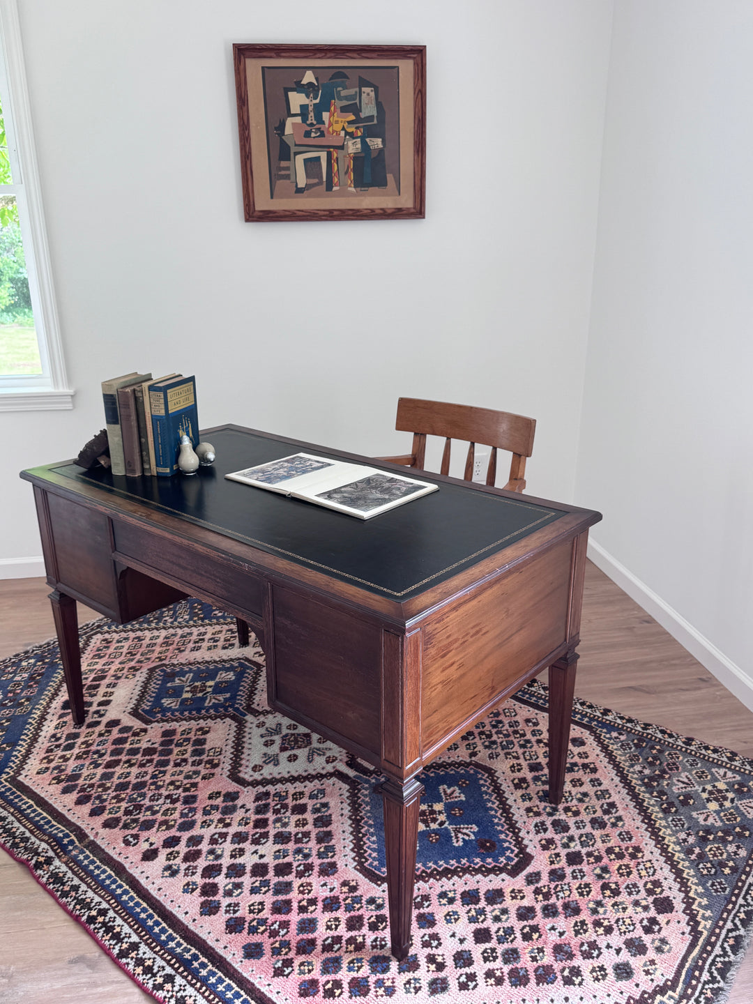 Antique Desk with Four Drawers