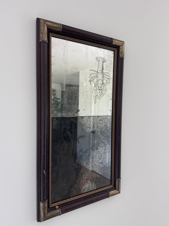 Mirror Made by Blue Door Framing with Lobster