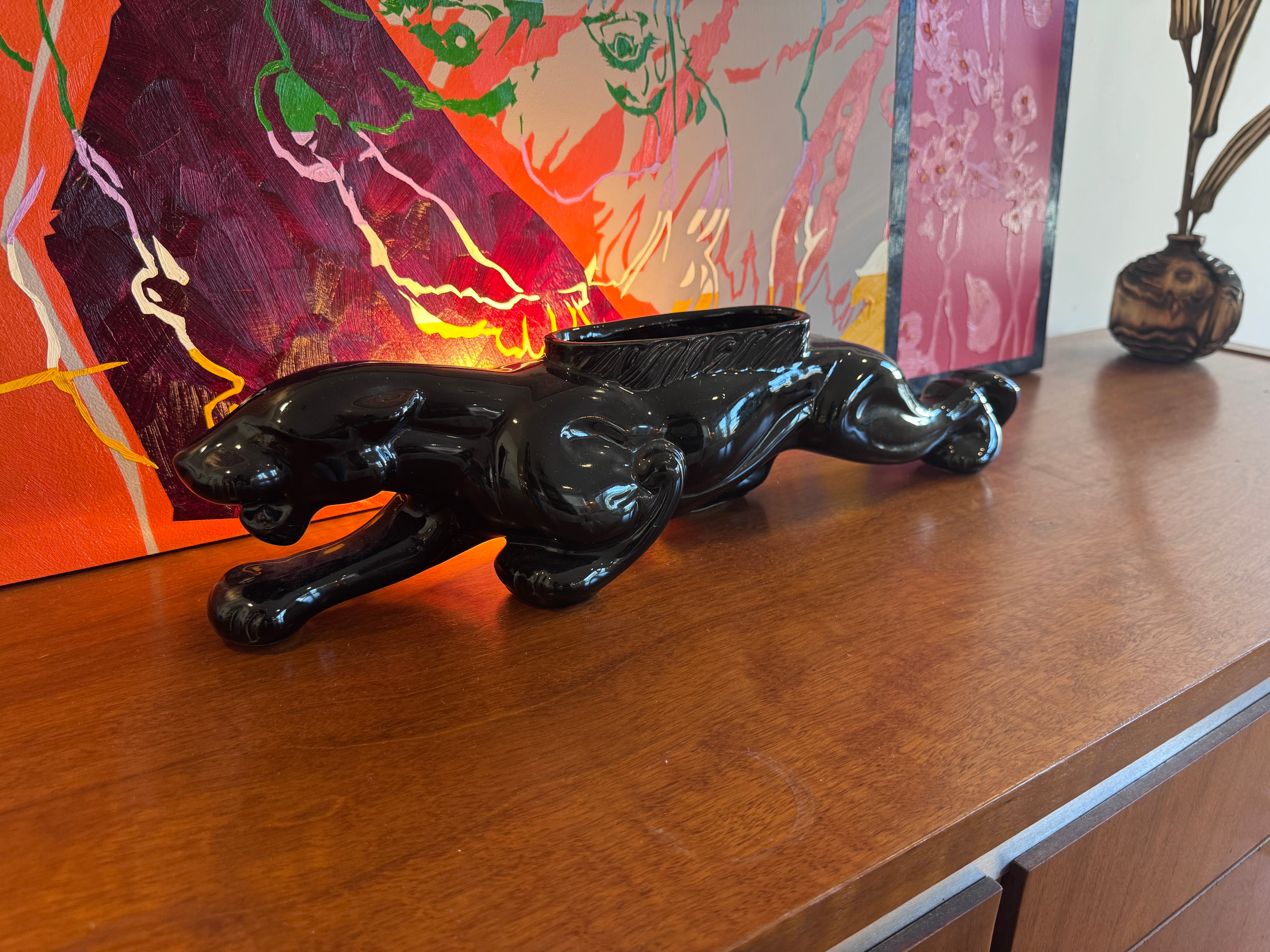 1950's Black Panther TV Lamp – LaBrie Spaces