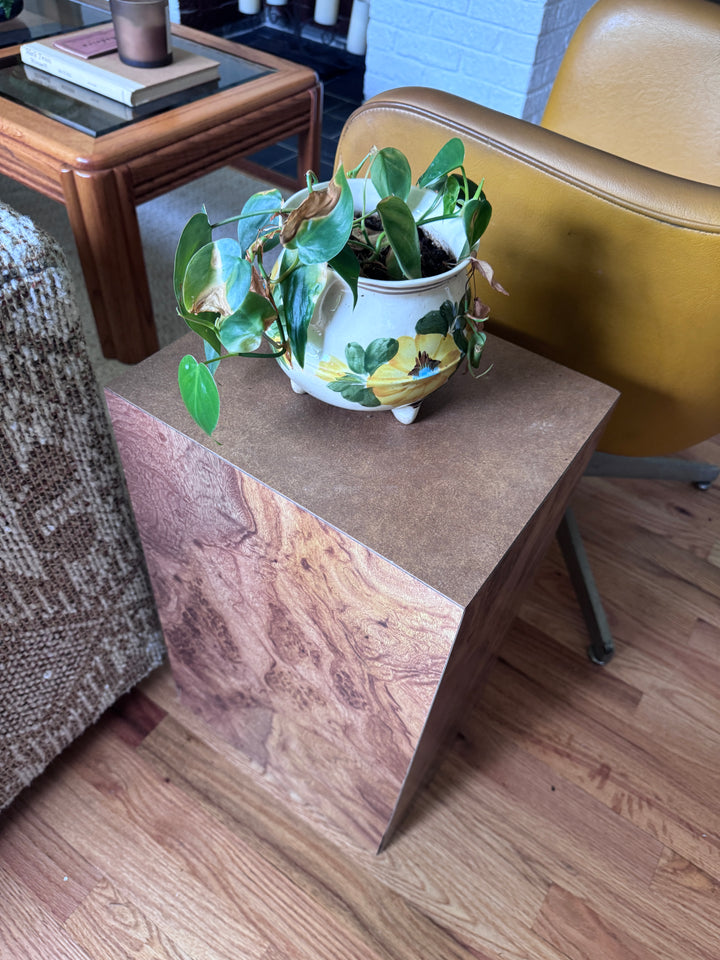 Small Burlwood Pedestal