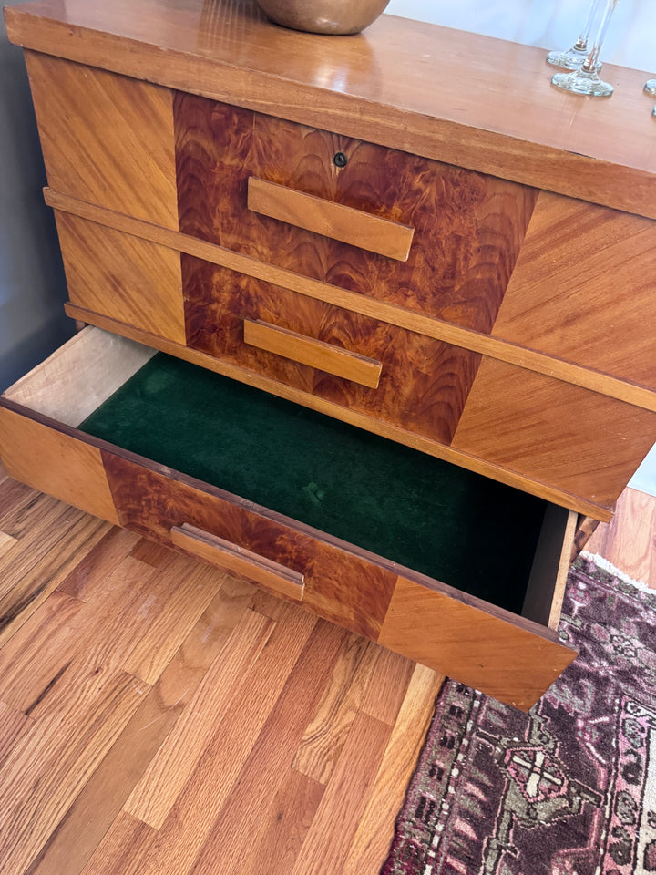Antique Art Deco Trunk Dresser