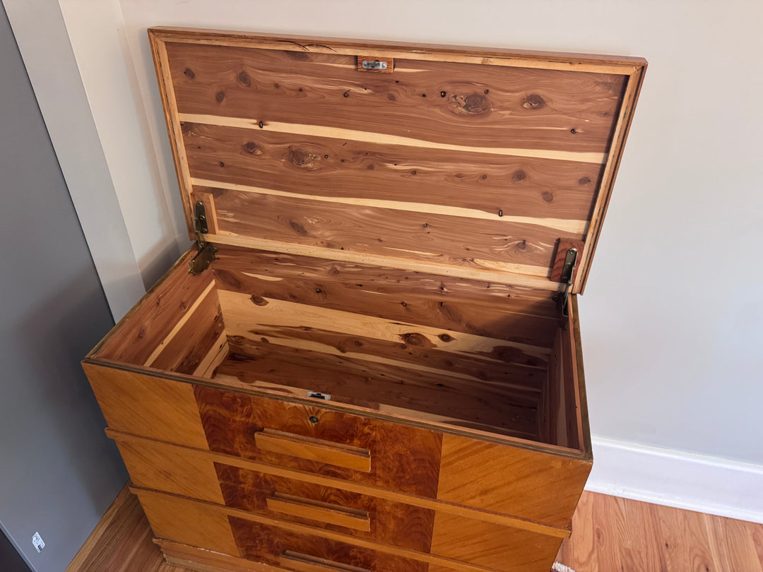 Antique Art Deco Trunk Dresser