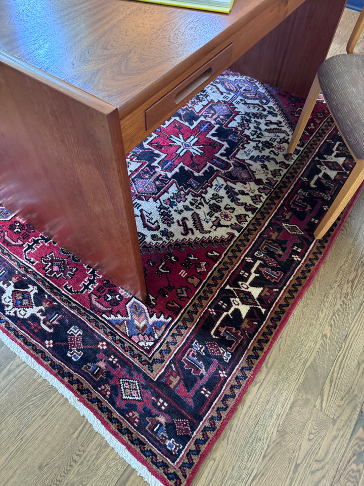 Persian Heriz Circa 1950 5 x 7