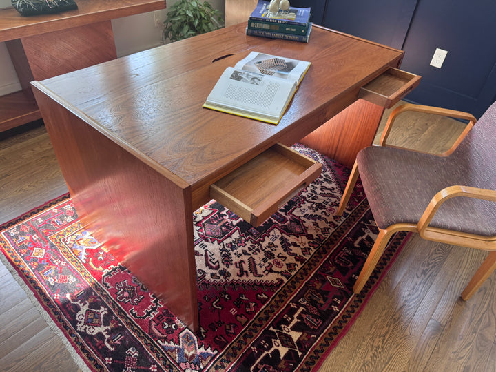 Mid-Century Danish Teak Desk by "Vemb Mobelfabrik"