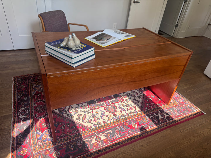 Mid-Century Danish Teak Desk by "Vemb Mobelfabrik"