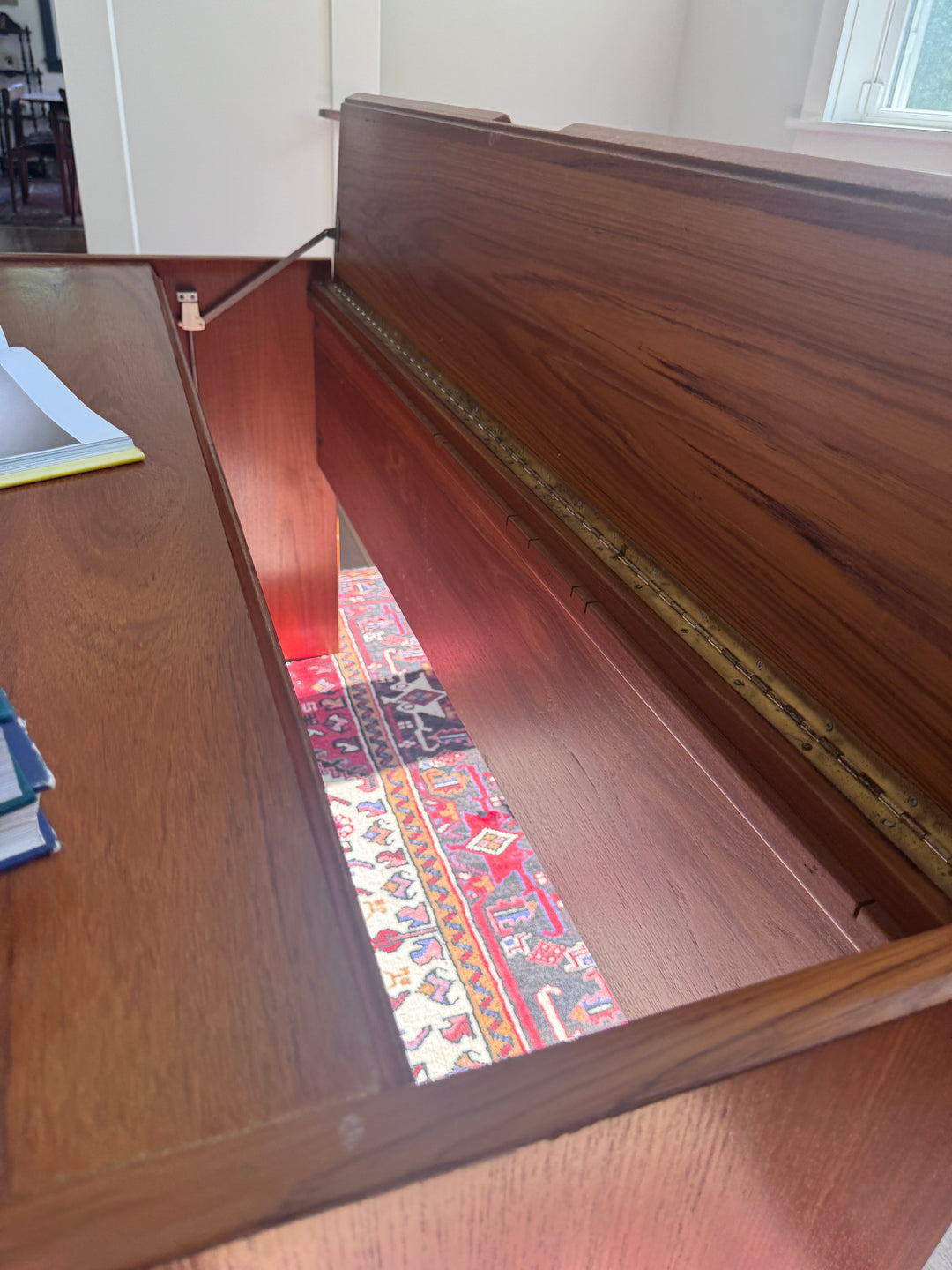 Mid-Century Danish Teak Desk by "Vemb Mobelfabrik"
