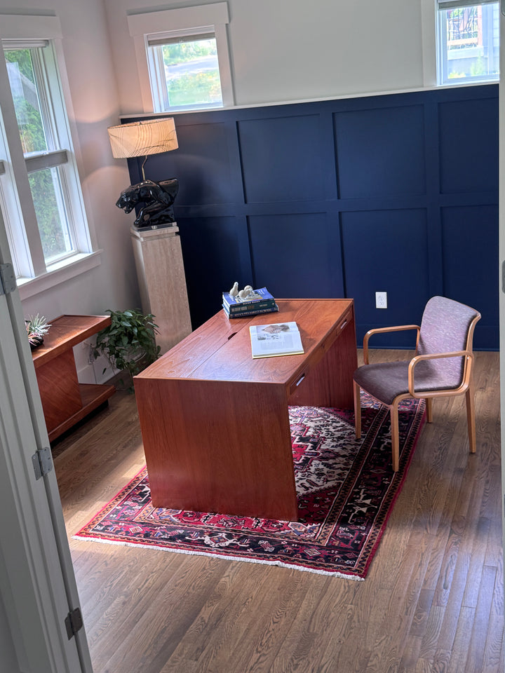 Mid-Century Danish Teak Desk by "Vemb Mobelfabrik"