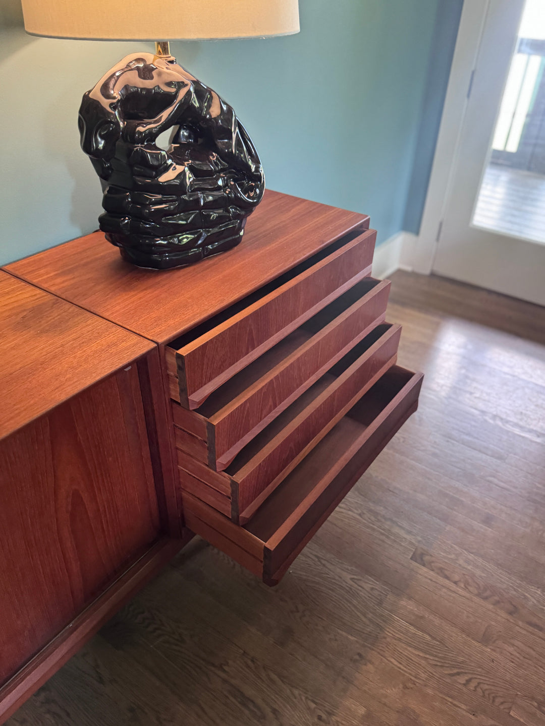 Mid-Century Modern Teak Credenza