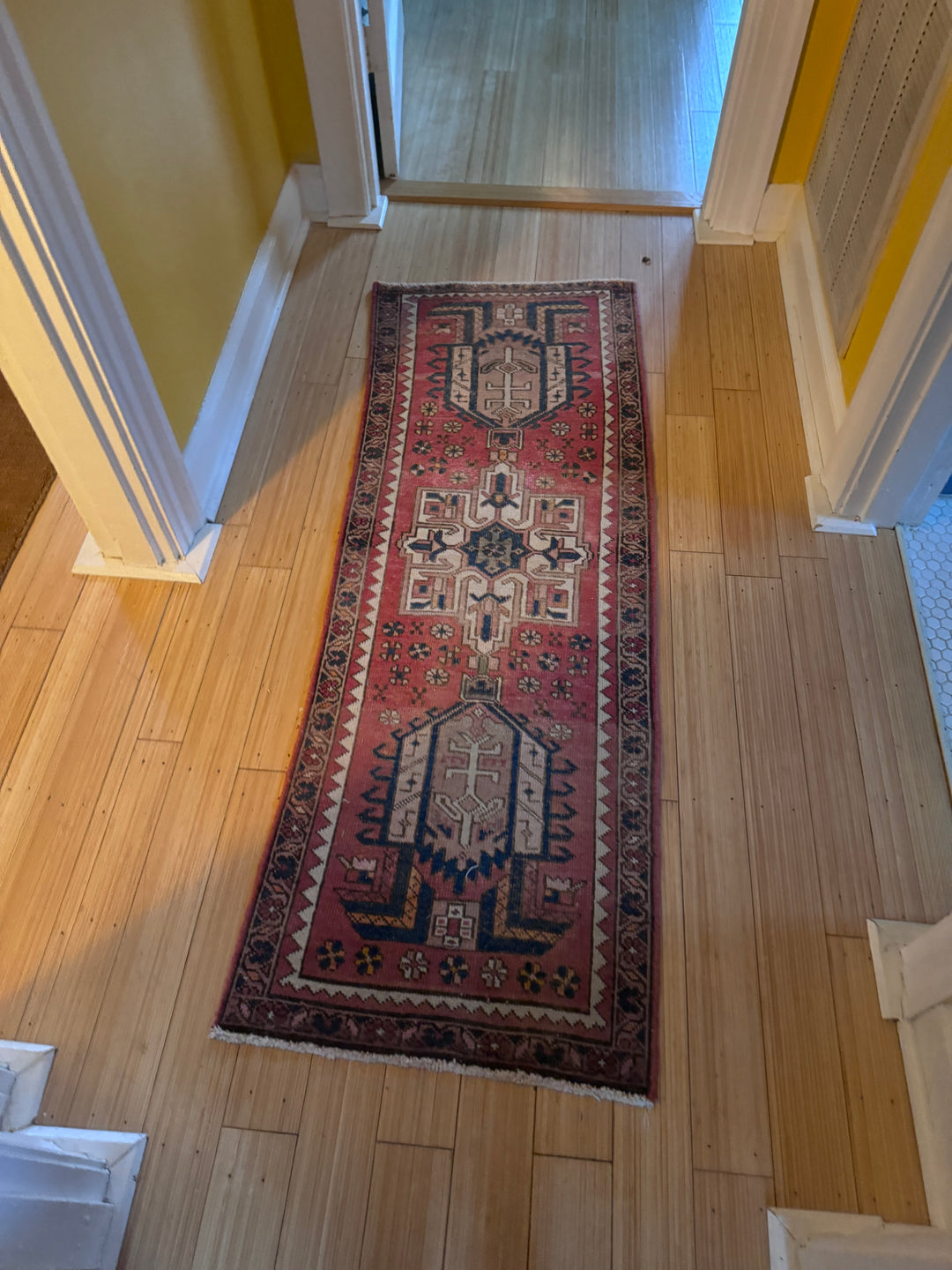 Persian Karaja Runner Area Rug 2 x 6