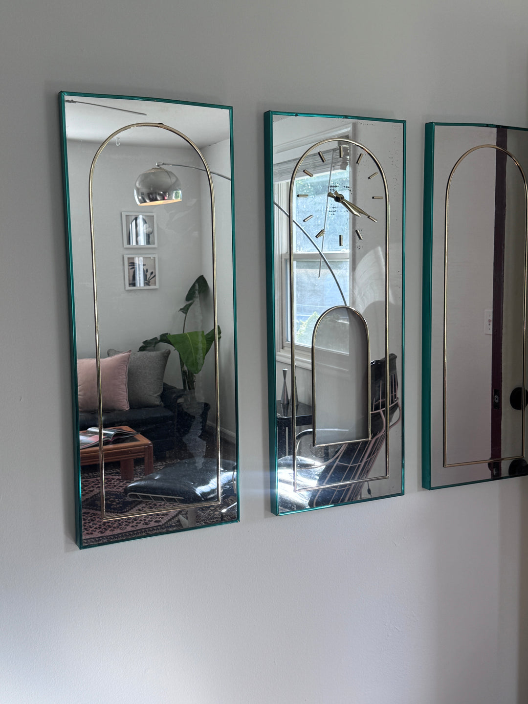 Mid-Century Modern Tri Mirror Set