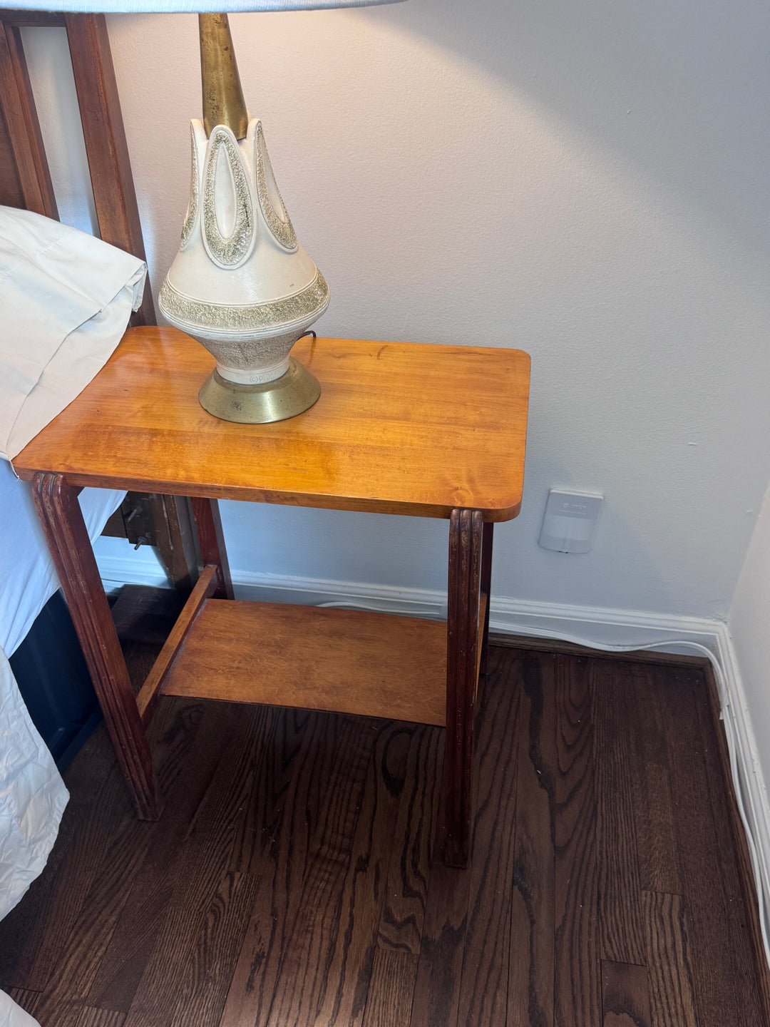 Art Deco Blonde Side Tables