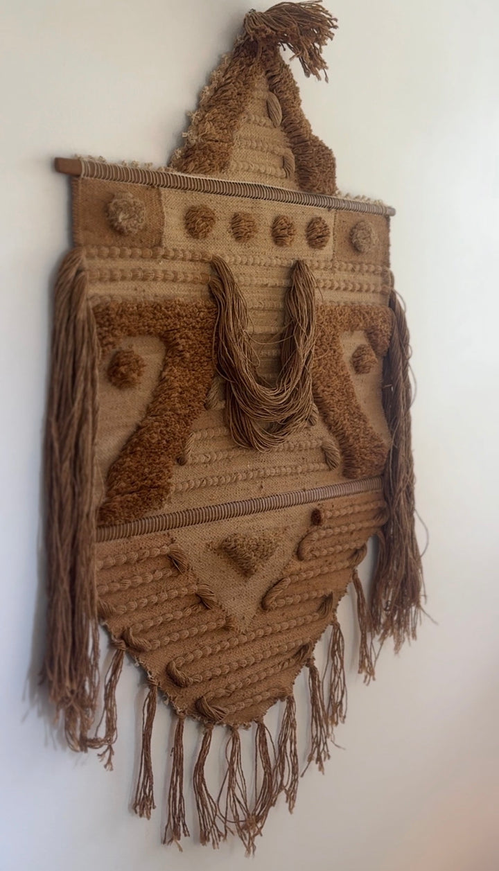 Vintage Done Freedman Woven Wall Tapestry