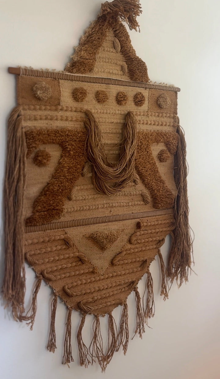 Vintage Done Freedman Woven Wall Tapestry