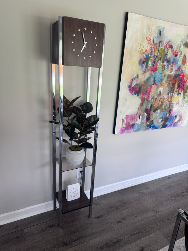 Mid-Century Modern Floor Clock