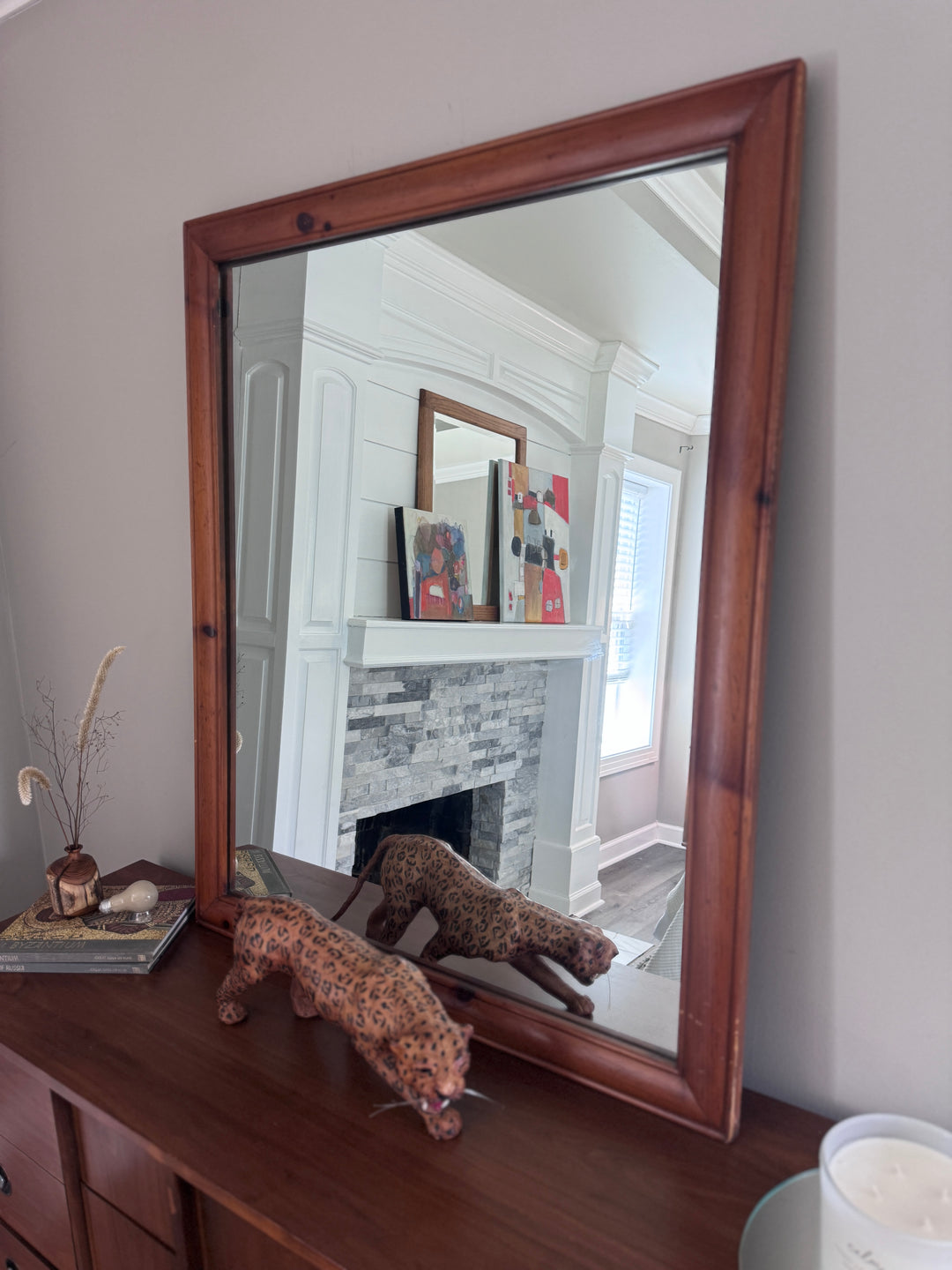 Vintage Pine Mirror