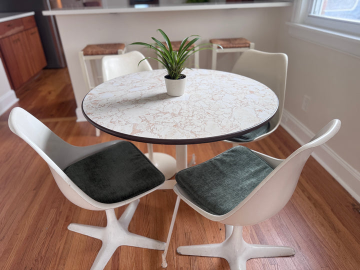 Mid-Century Modern Table with Four Chairs