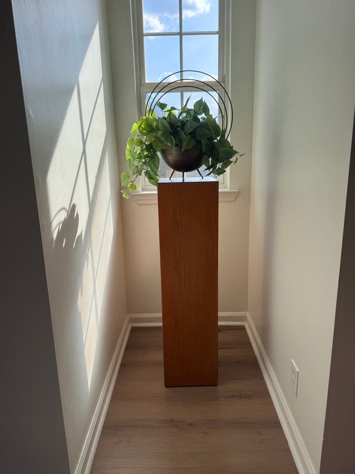 Tall Teak Pedestal