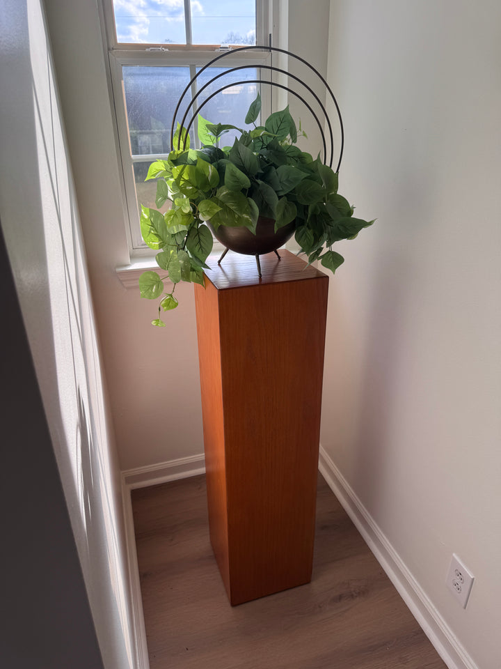 Tall Teak Pedestal
