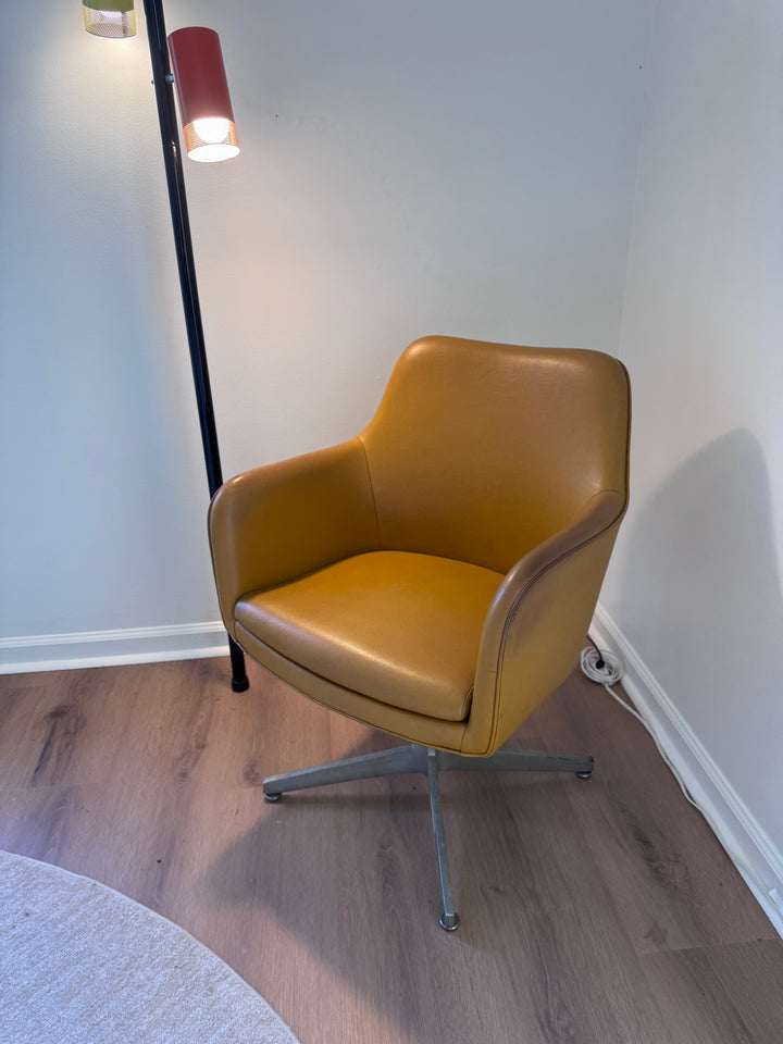 Mid-Century Modern Mustard Yellow Side Chair