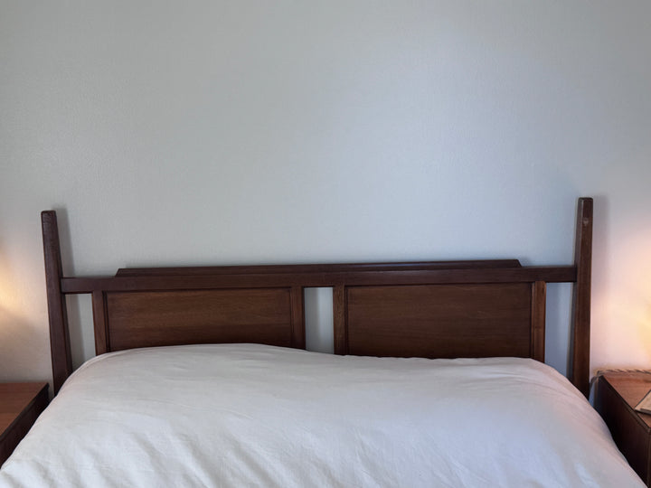 Mid-Century Modern Full Headboard and Footboard