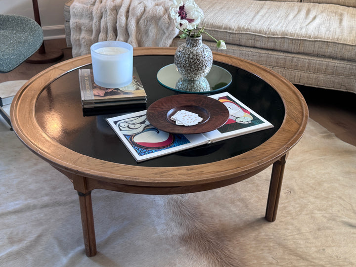 Vintage Round Coffee Table by &