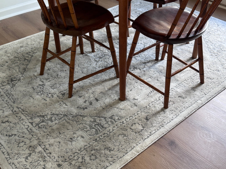 Four Vintage Faux Bamboo Chairs