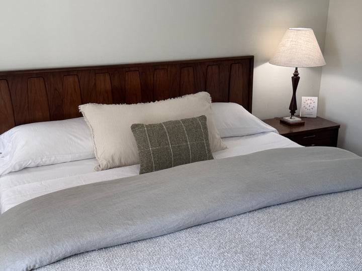 Mid-Century Modern Walnut King Headboard