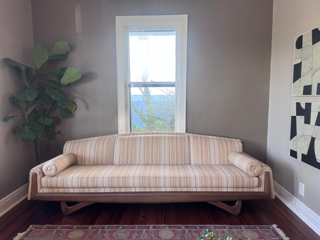 Mid-Century Modern Fully Refurbished Sofa by "Schweiger Industries"
