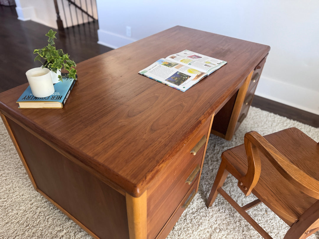 Mid-Century Modern Executive Desk