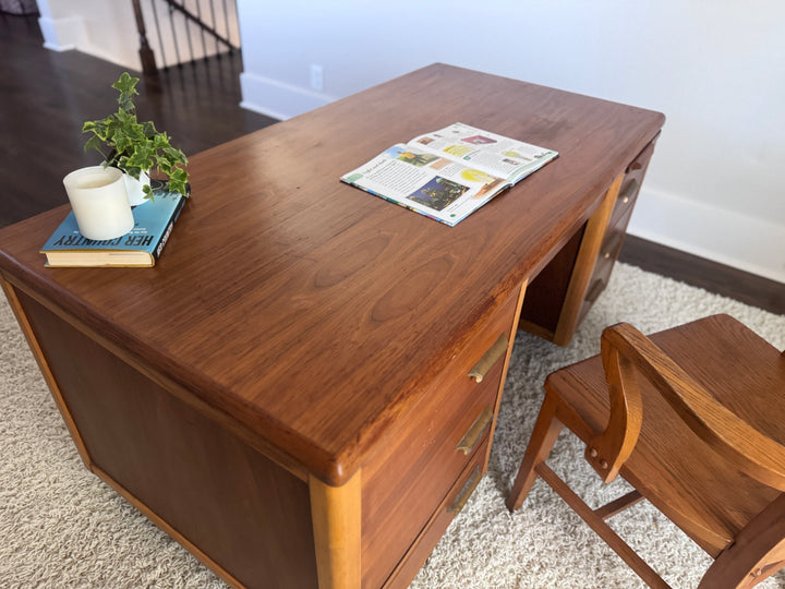 Mid-Century Modern Executive Desk