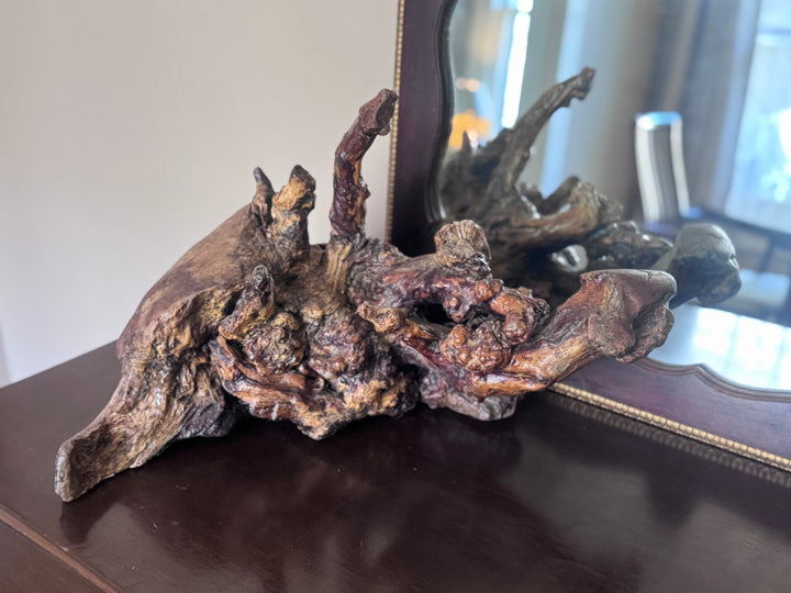 Vintage Burlwood Sculpture