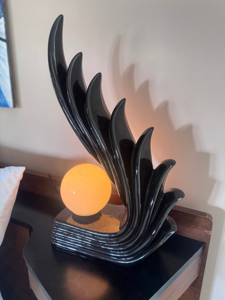 Art Deco Flame Lamps (Price for Pair)