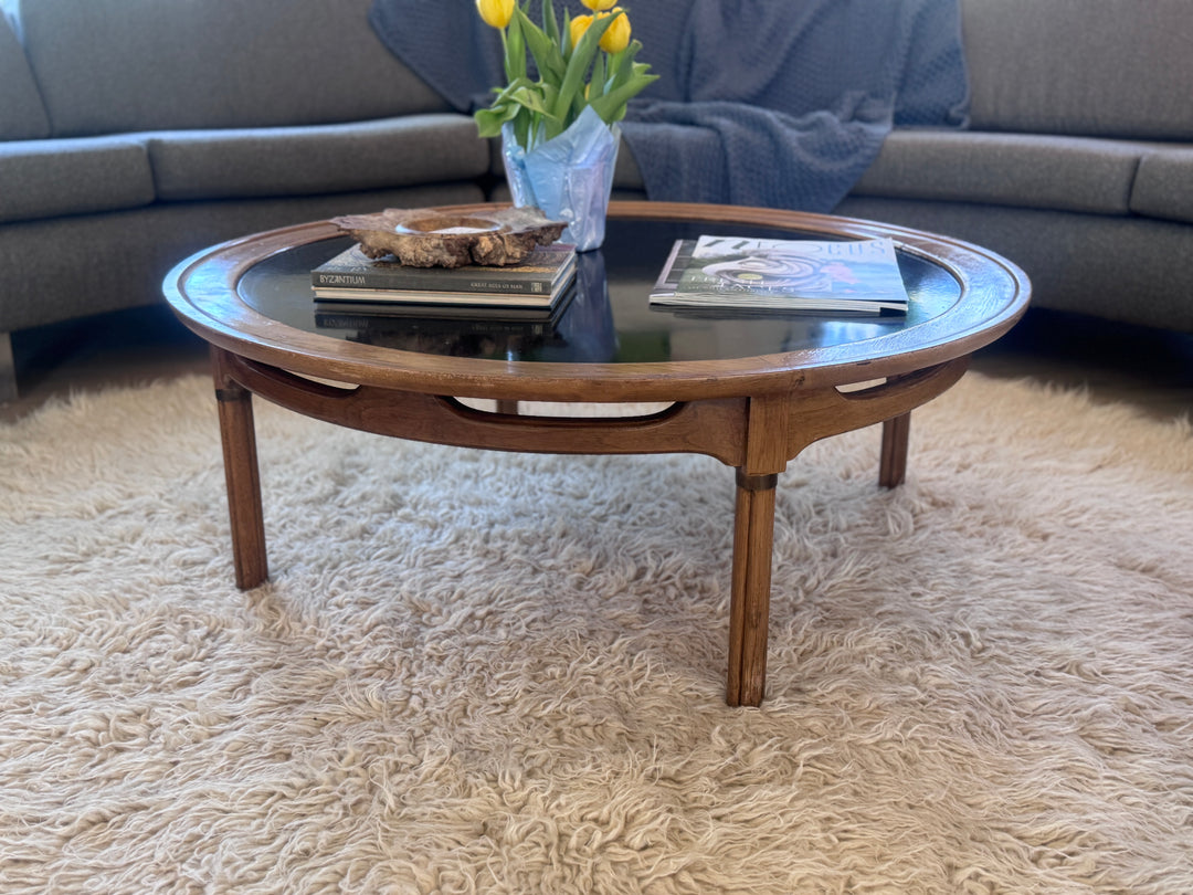 Vintage Round Coffee Table by &