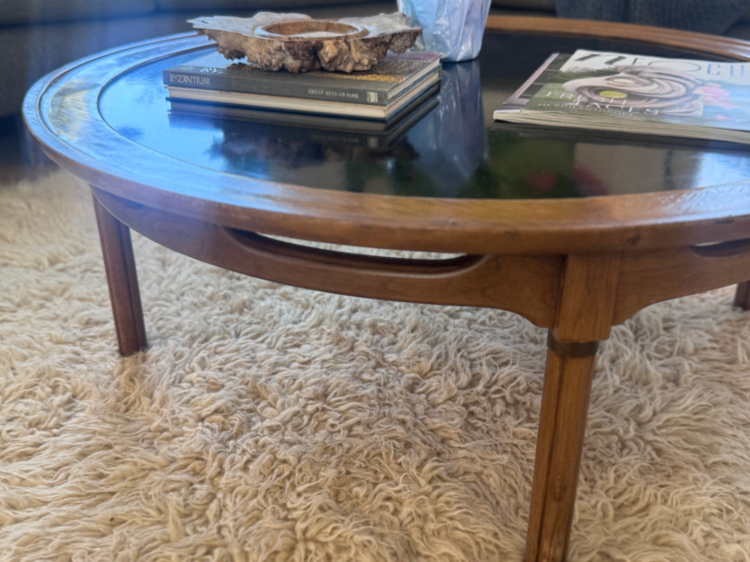Vintage Round Coffee Table by &