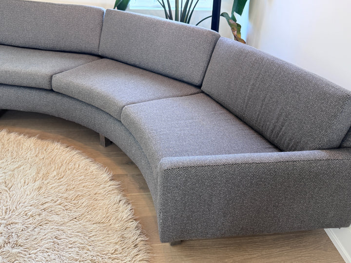 Vintage Milo Baughman Curved Sectional