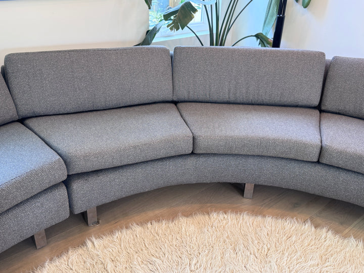 Vintage Milo Baughman Curved Sectional