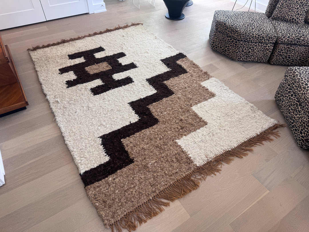 Vintage Wool Tapestry Area Rug