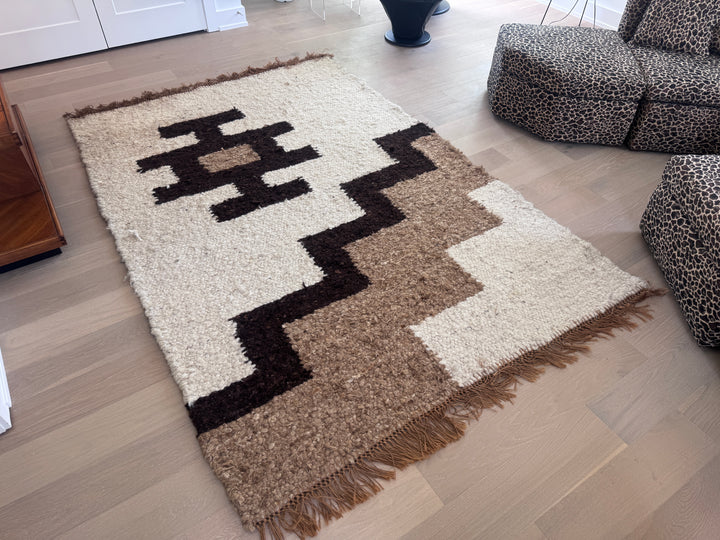 Vintage Wool Tapestry Area Rug