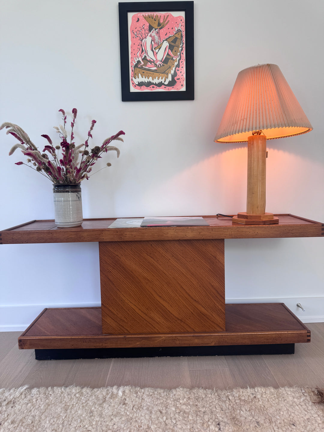 Vintage Two Sided Credenza