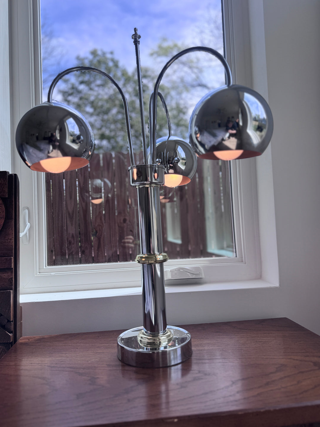 Vintage Space Age Pair of Lamps (price for pair)