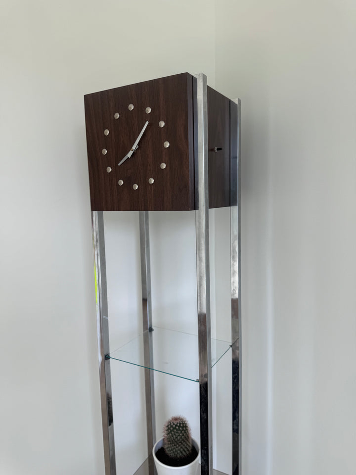 Mid-Century Modern Floor Clock