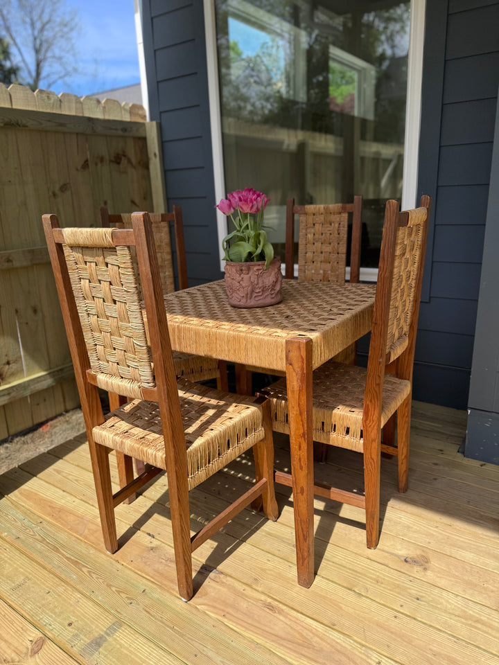 Wicker Four Seat Patio Set