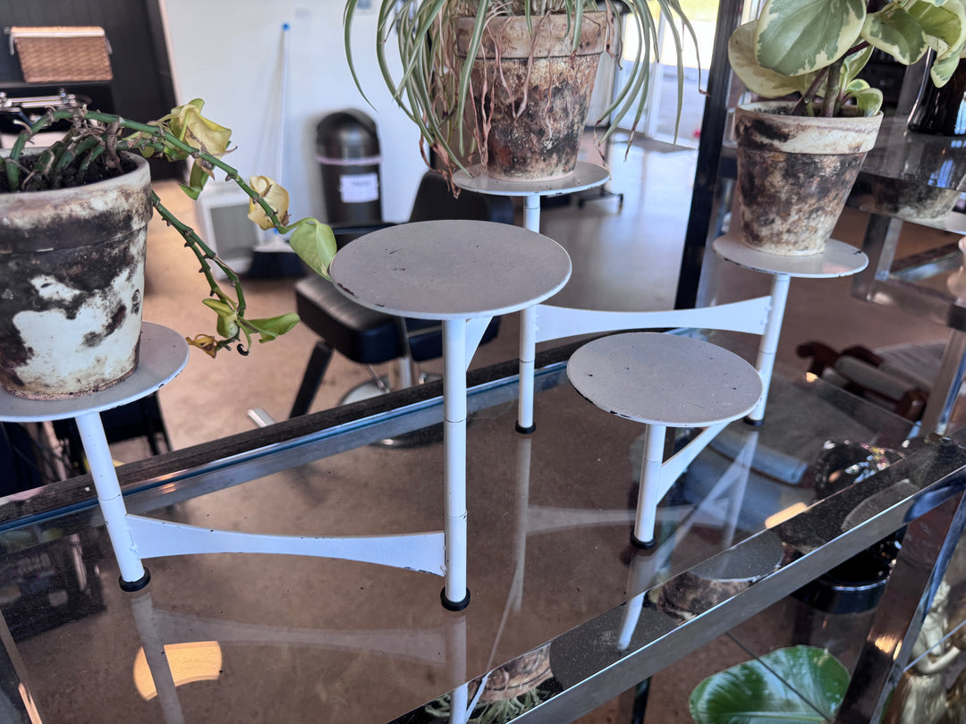White Candle / Plant Stand Fold Out 1960&