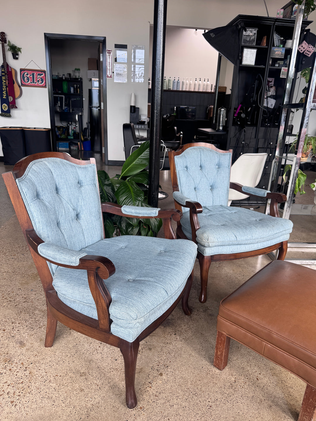 Vintage Blue Chair Set (price for pair)