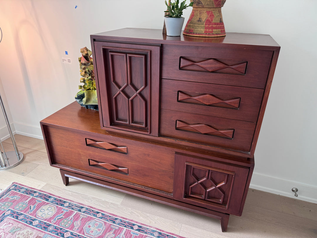 Mid-Century Modern Two Piece Dresser